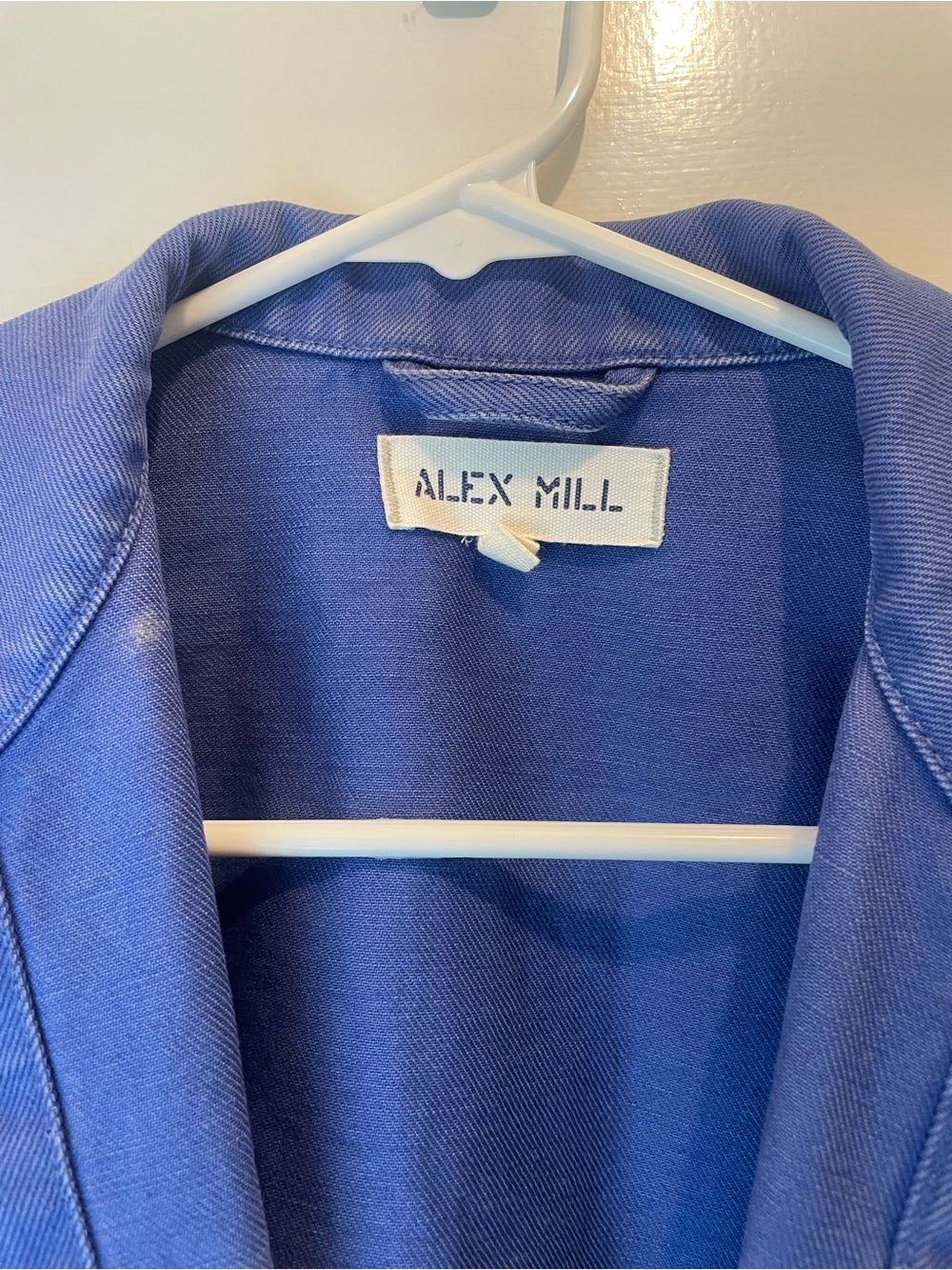 Alex Mill Washed Denim Work Jacket - Vintage Cobalt, Small - Picture 7 of 15
